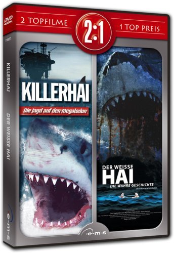 DVD - Killerhai - Die Jagd auf den Megalodon / Der weiße Hai - Die wahre Geschichte