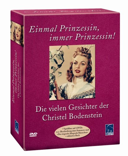 DVD - Einmal Prinzessin, immer Prinzessin! - Die vielen gesichter der Christel Bodenstein (7 Filme / 4 DVDs / 1 Buch)