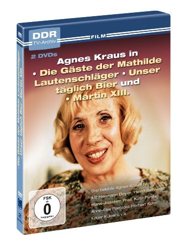  - Agnes Kraus - DDR TV-Archiv ( 2 DVDs - Die Gäste der Mathilde Lautenschläger, Unser täglich Bier, Martin XIII. )