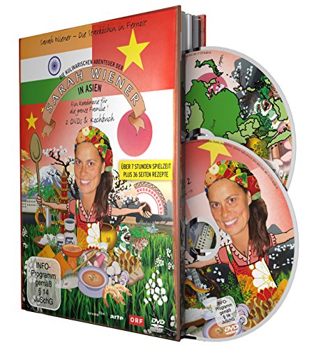 DVD - Die kulinarischen Abenteuer der Sarah Wiener in Asien (2 Discs + Buch)