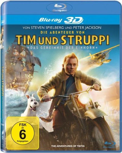  - Abenteuer von Tim & Struppi - Das Geheimnis der Einhorn (3D-Version) [Blu-ray]