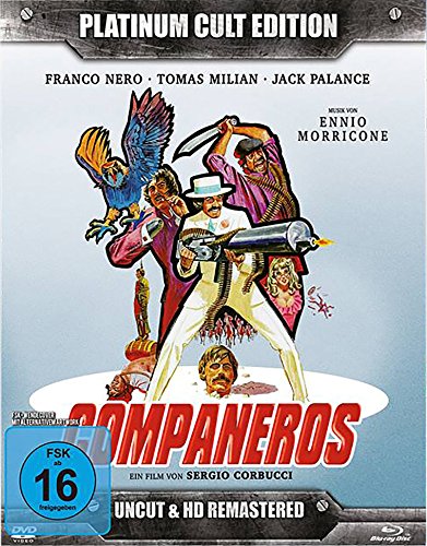  - Companeros - Platinum Cult Edition (Blu-Ray + 2 DVDs + Audio-CD) limitierte Auflage 1000 Stück !!