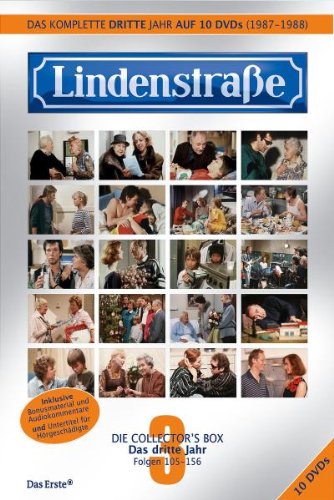 DVD - Lindenstraße - Das komplette 3. Jahr (Folge 105-156) (Collectors Box, 10 DVDs)