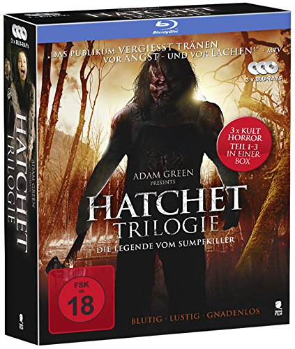  - Hatchet 1-3 - Komplettbox mit allen 3 Teilen (3 Blu-rays)