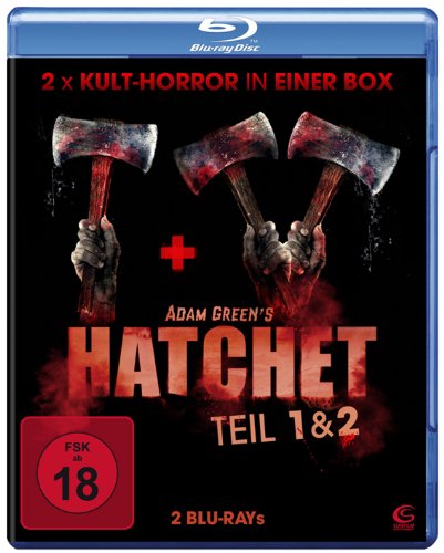  - Adam Greens Hatchet 1 & 2 - 2x Kult-Horror in einer Box (2 Blu-rays)