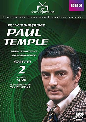 DVD - Francis Durbridge: Paul Temple - Staffel 2 - Die komplette ZDF-Fernseh-Saison 2 (Folgen 14-26) - Fernsehjuwelen [4 DVDs]