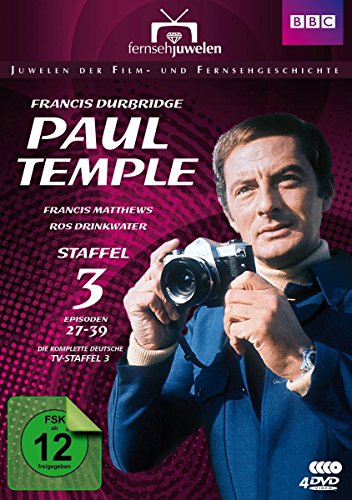  - Francis Durbridge: Paul Temple - Staffel 3 - Die komplette ZDF-Fernseh-Saison 3 (Folgen 27-39) - Fernsehjuwelen [4 DVDs]