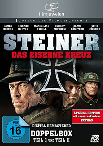 DVD - Steiner - Das eiserne Kreuz Teil 1   Teil 2 (Remastered) (filmjuwelen - Juwelen der Filmgeschichte)