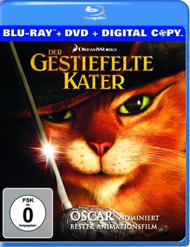 Blu-ray - Der gestiefelte Kater (Blu-ray + DVD + Digital Copy)