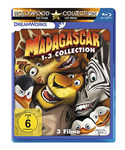 Blu-ray - Madagascar 1 - 3 Collection (DeamWorks)