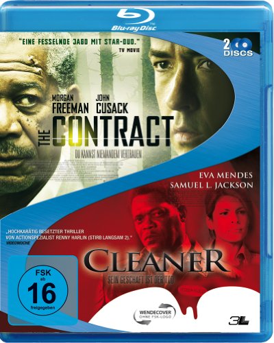  - 2 Blu-ray Movie Collection: The Contract & Cleaner Sein Geschäft ist der Tod (2 Blu-rays)