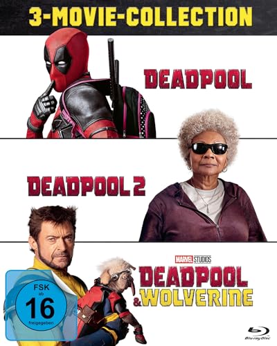 Blu-ray - Deadpool 3-Movie-Collection (Deadpool / Deadpool 2 / Deadpool & Wolferine)