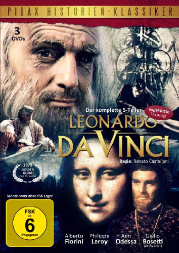  - Pidax Historien-Klassiker: Leonardo da Vinci - der ungekürzte preisgekrönte 5-Teiler [3 DVDs]