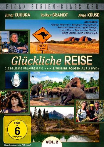 DVD - Glückliche Reise - Vol. 2 - Weitere 8 Folgen der beliebten Urlaubsserie (Pidax Serien-Klassiker) [2 DVDs]