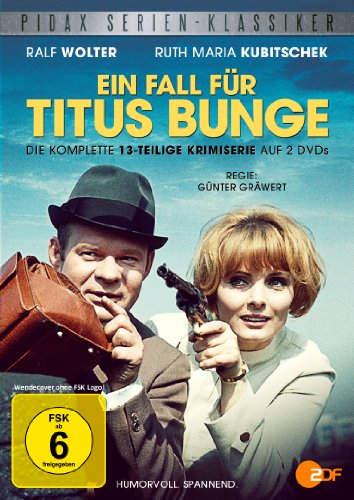  - Ein Fall für Titus Bunge - Die komplette 13-teilige Krimiserie mit Ralf Wolter und Ruth Maria Kubitschek (Pidax Serien-Klassiker) [2 DVDs]