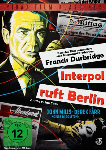  - Francis Durbridge: Interpol ruft Berlin (The Vicious Circle) - Atemberaubender Kriminalfilm (Pidax Film-Klassiker)