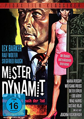 DVD - Mister Dynamit - Morgen küsst euch der Tod / Großartiger Thriller mit Lex Barker, Ralf Wolter, Siegfried Rauch und Eddi Arent (Pidax Film-Klassiker)