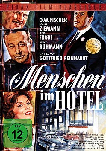  - Menschen im Hotel - Ausgezeichnete Verfilmung des Weltbestsellers mit Heinz Rühmann, Gert Fröbe und O.W. Fischer (Pidax Film-Klassiker)