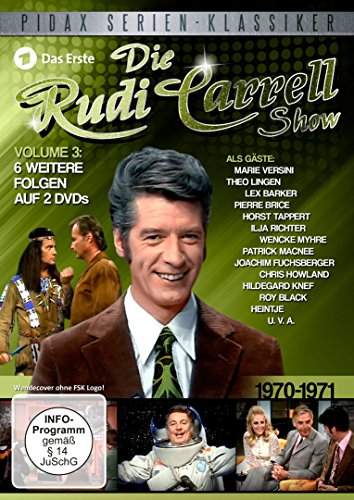  - Die Rudi Carrell Show, Vol. 3 / Weitere sechs Folgen der beliebten Unterhaltungs-Show mit vielen Stars von 1970 - 1971 (Pidax Serien-Klassiker) [2 DVDs]