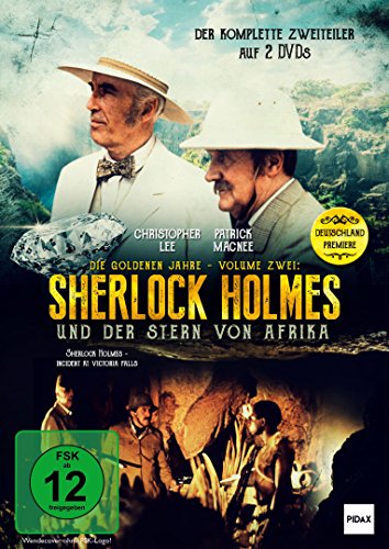 DVD - Sherlock Holmes - Die goldenen Jahre, Vol. 2: Sherlock Holmes und der Stern von Afrika (Incident at Victoria Falls) / 2-Teiler mit Christopher Lee und Patrick Macnee [2 DVDs]