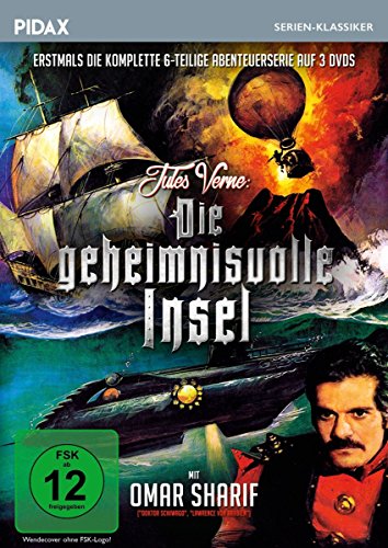  - Jules Verne: Die geheimnisvolle Insel / Erstmals die komplette 6-teilige Abenteuerserie mit Omar Sharif und Rick Battaglia (Pidax Serien-Klassiker) [3 DVDs]