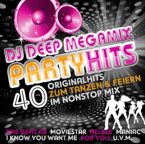 Various - DJ Deep MEGAMIX PARTYHITS - 40 Originalhits im Nonstopmix