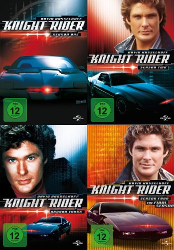  - Knight Rider - Staffel/Season 1-4 komplette Serie im Set auf 26 DVDs [26DVDs]