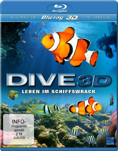  - Dive 3D - Leben im Schiffswrack (3D Version inkl. 2D Version & 3D Lenticular Card) [3D Blu-ray]