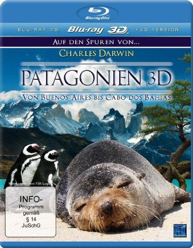  - Patagonien 3D - Auf den Spuren von Charles Darwin: Von Buenos Aires bis Cabo dos Bahias [3D Blu-ray]