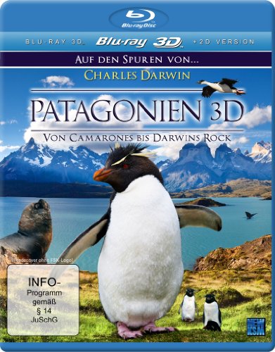  - Patagonien 3D - Auf den Spuren von Charles Darwin: Von Camarones bis Darwins Rock [3D Blu-ray]