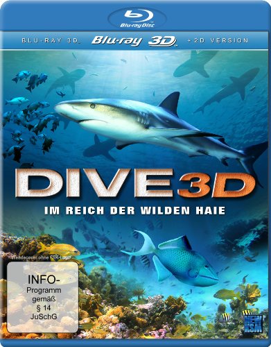  - Dive 3D - Im Reich der wilden Haie (3D Version inkl. 2D Version & 3D Lenticular Card) [3D Blu-ray]