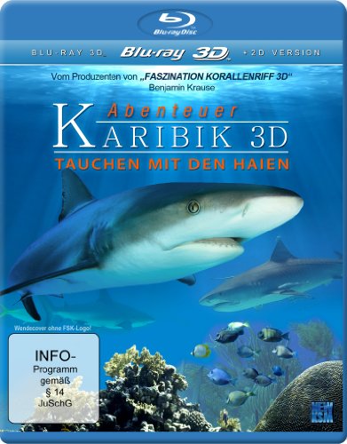  - Abenteuer Karibik 3D - Tauchen mit den Haien [3D Blu-ray]