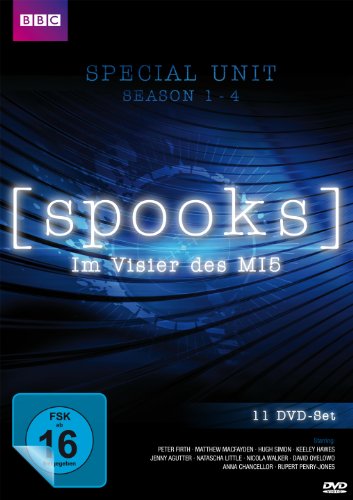 DVD - Spooks - Im Visier des MI5 - Special Unit - Staffel 1 - 4 + Bonusmaterial [11 DVDs]