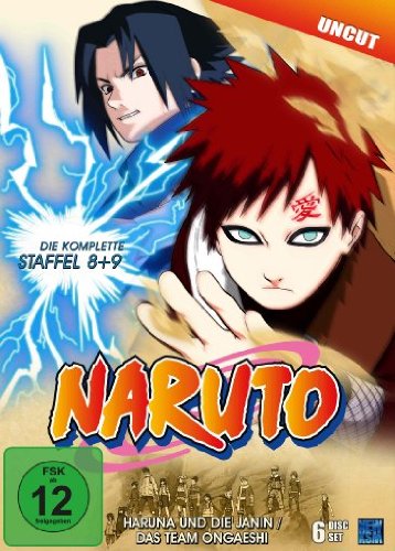  - Naruto, Staffel 8 & 9: Haruna und die Janin / Das Team Ongaeshi (Episoden 184-220, uncut) [6 DVDs]