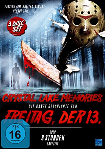 DVD - Crystal Lake Memories - Die ganze Geschichte von Freitag der 13. (3 Disc-Set) (Limitierter & nummerierter Silberglanzfolienschuber mit Hochprägung)