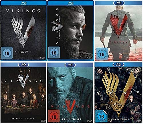  - Vikings Staffel 1-5.1 (1+2+3+4.1+4.2+5.1, 1 bis 5.1) [Blu-ray Set]