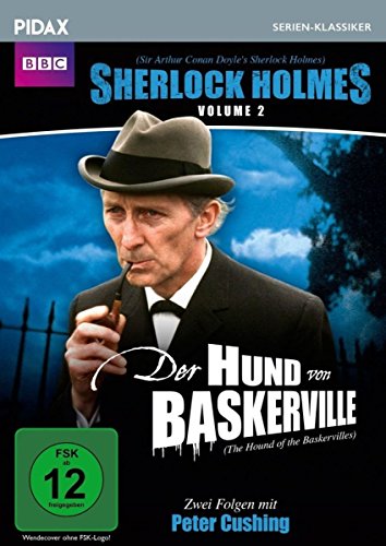  - Sherlock Holmes, Vol. 2 (Sir Arthur Conan Doyle's Sherlock Holmes) / 2 weitere Folgen: Der Hund von Baskerville (Teil 1 & 2) mit Peter Cushing (Pidax Serien-Klassiker)