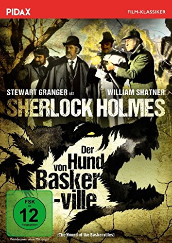 DVD - Sherlock Holmes: Der Hund von Baskerville (The Hound of the Baskervilles) / Spannende Sherlock-Holmes-Verfilmung mit Stewart Granger und William Shatner (Pidax Film-Klassiker)