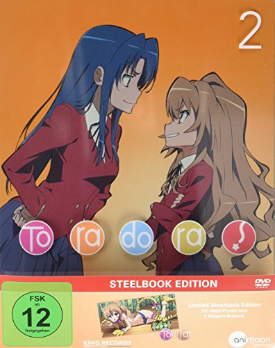 DVD - Toradora! Vol. 2 - Limited Steelbook Edition (mit Maxi-Poster und 2 Sammel-Buttons)