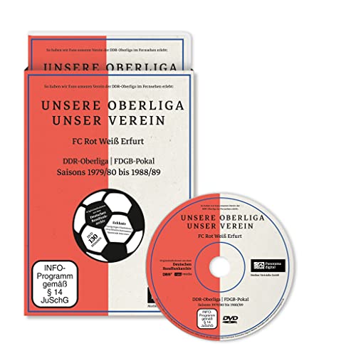 DVD - Unsere Oberliga Unser Verein - FC Rot Weiß Erfurt (DDR-Oberliga / FDGB-Pokal - Saisons 1979 - 1989)