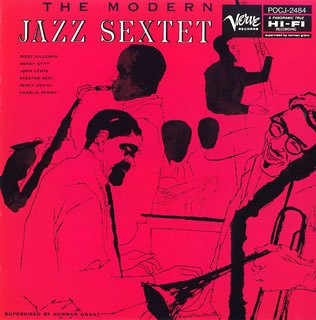 Modern Jazz Sextet , The - o. Titel (With Dizzy Gillespie, Sonny Stitt, John Lewis, Percy Heath, Skeeter Best, Charlie Persip) (JP-Import)