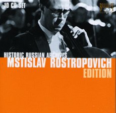 Rostropovich , Mstislav - Historical Russian Archives - Mstislav Rostropovich (10-CD BOX SET)