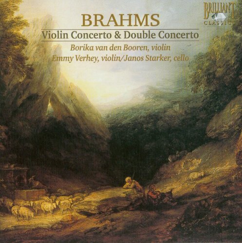 Brahms , Johannes - Violin Concerto & Double Concerto (Booren, Verhey, Starker)