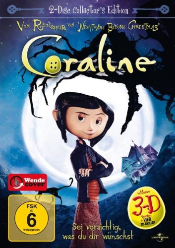 DVD - Coraline 3D (2-Disc Collector's Edition)