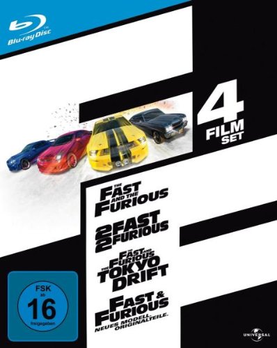 Blu-ray - The Fast and the Furious 4 Film Set (Teil 1 - 4)