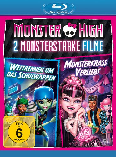  - Monster High - 2 monsterstarke Filme (Wettrennen um das Schulwappen / Monsterkrass verliebt) [Blu-ray]