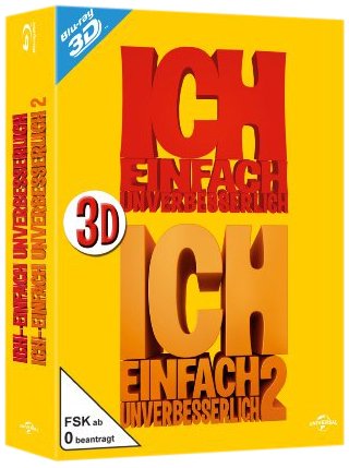  - Ich einfach unverbesserlich 1+2 (2D/3D) (Limitiert / Exklusiv bei Amazon.de) [3D Blu-ray]