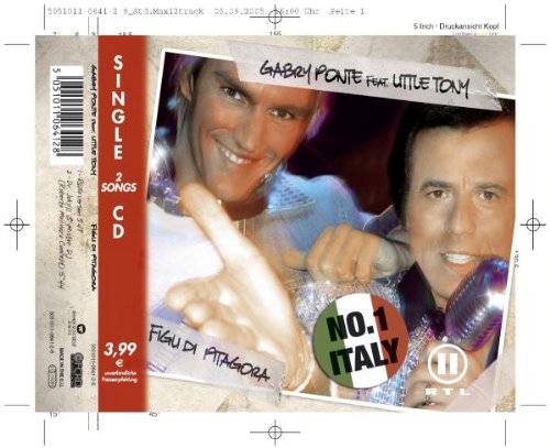 Ponte , Gabry feat.Little Tony - Figli di Pitagora (Maxi)