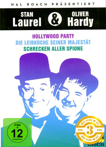 DVD - Stan Laurel & Oliver Hardy: Hollywood Party / Die Leibköche seiner Majestät / Schrecken aller Spione