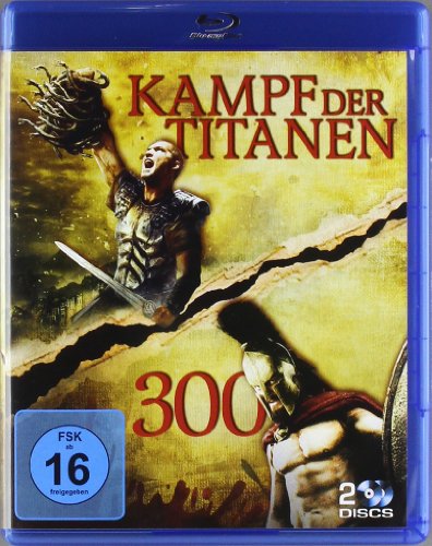  - Kampf der Titanen & 300 (2 Discs) [Blu-ray]